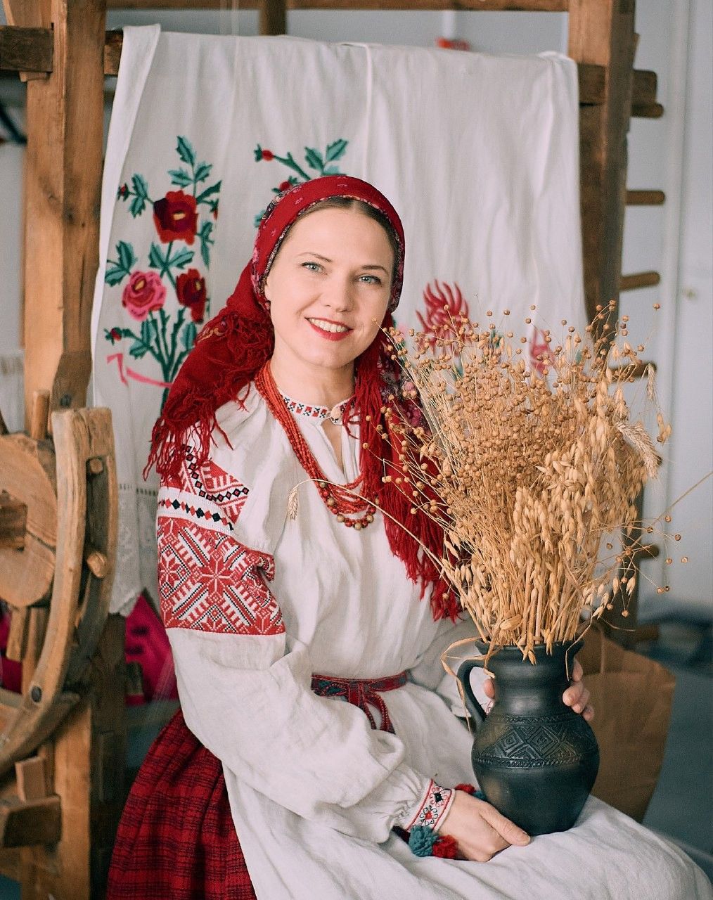 Women in Slavic costumes in Belmopan