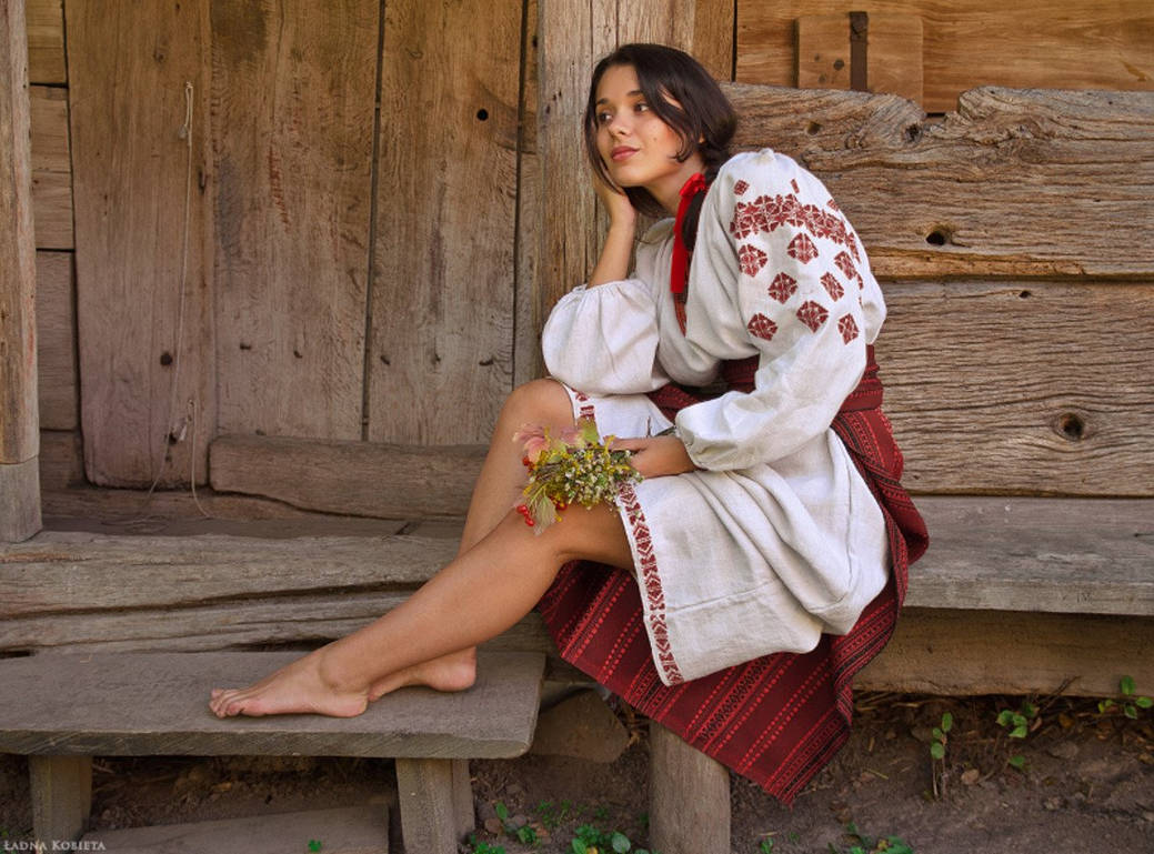 Women in Slavic costumes in Belmopan