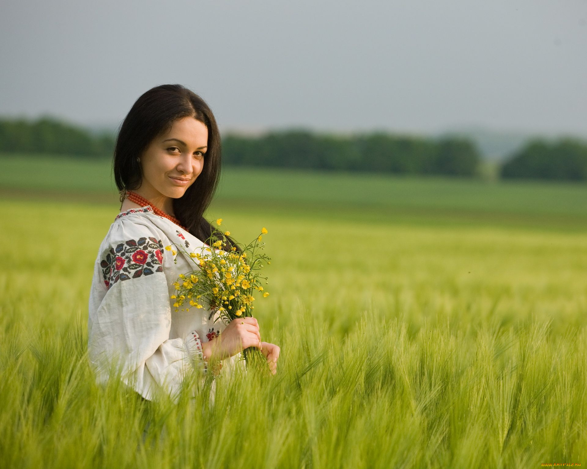Women in Slavic costumes in Belmopan