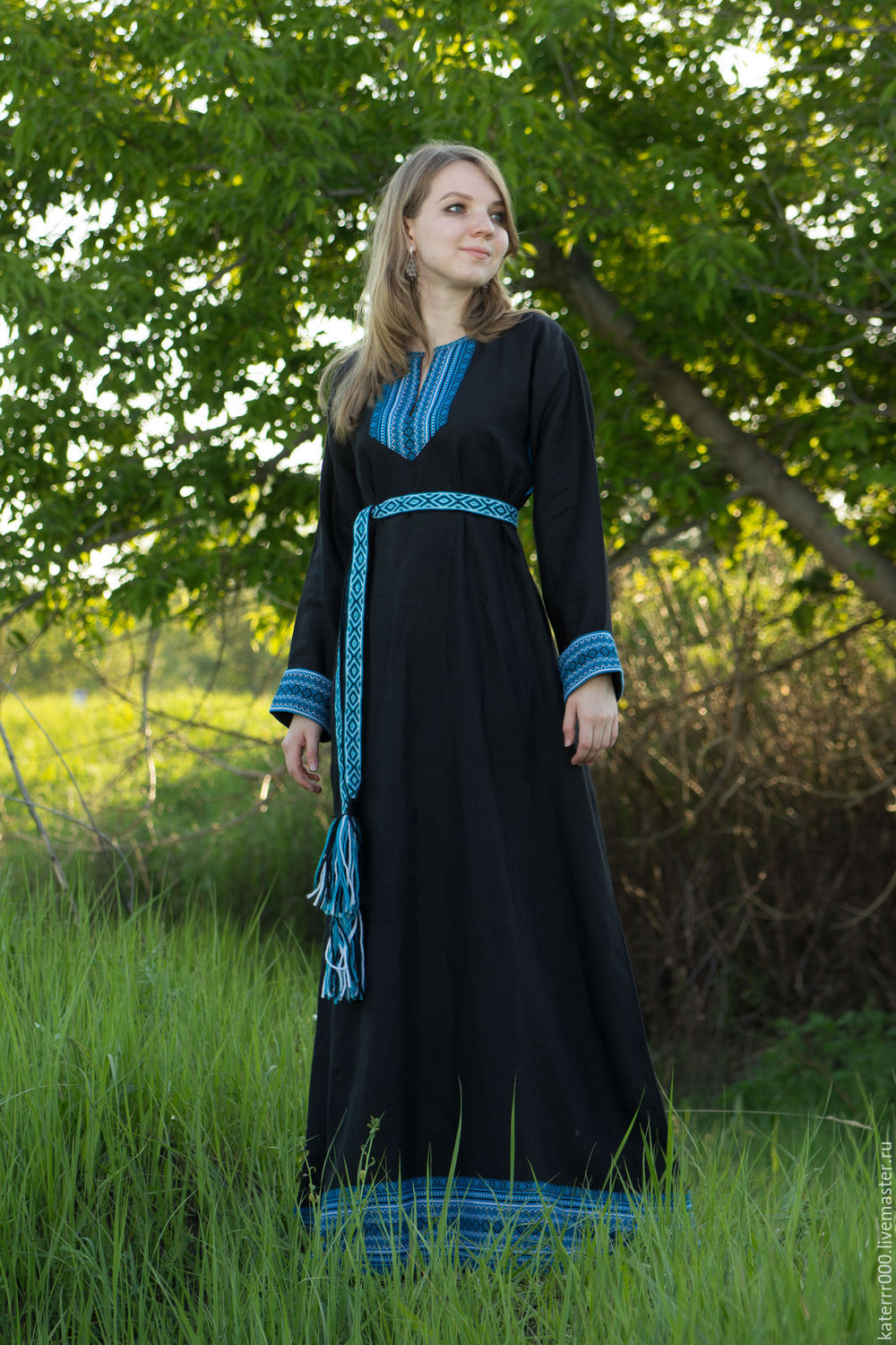 Women in Slavic costumes in Belmopan