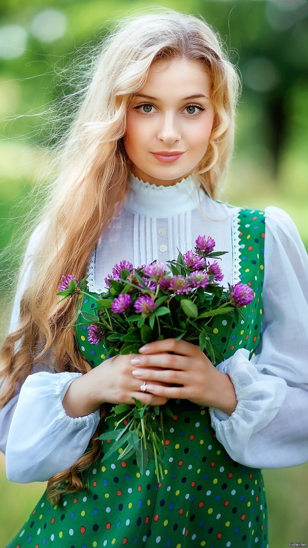 Girls in Slavic costumes in Belmopan