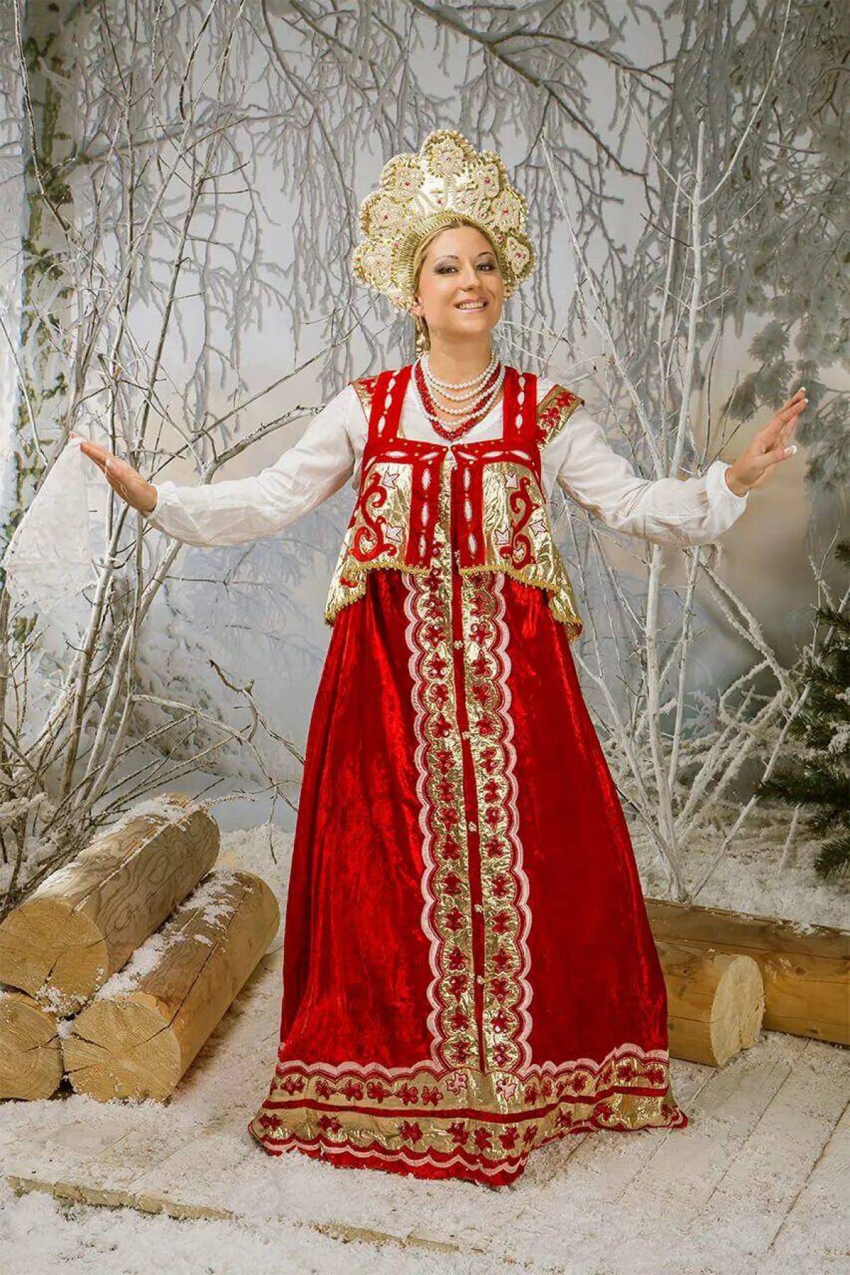 Girls in Slavic costumes in Belmopan