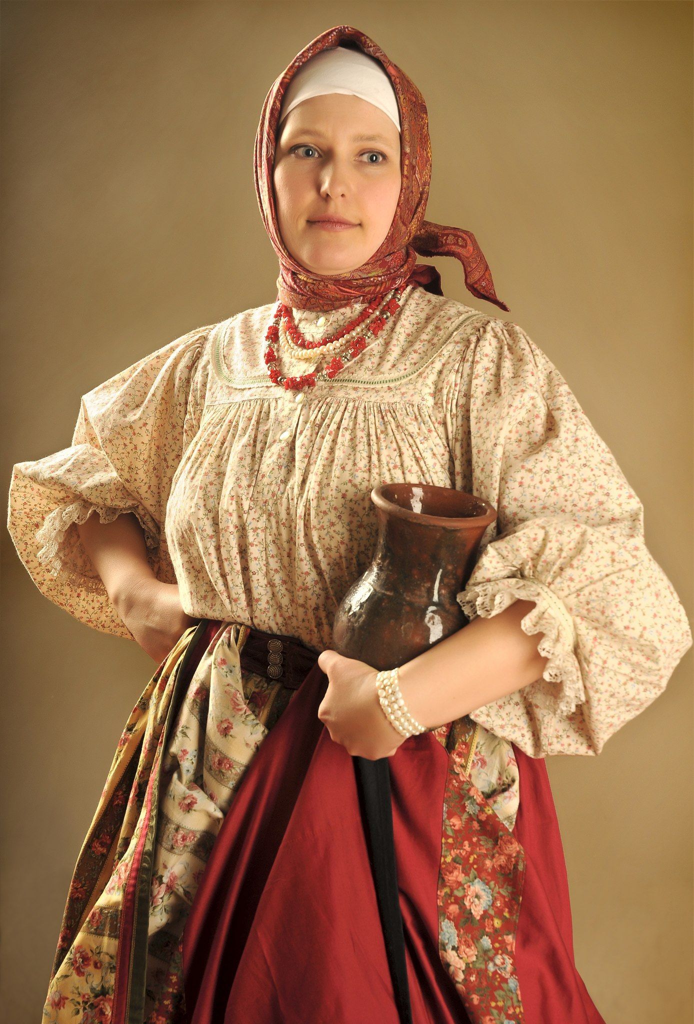 Girls in Slavic costumes in Belmopan