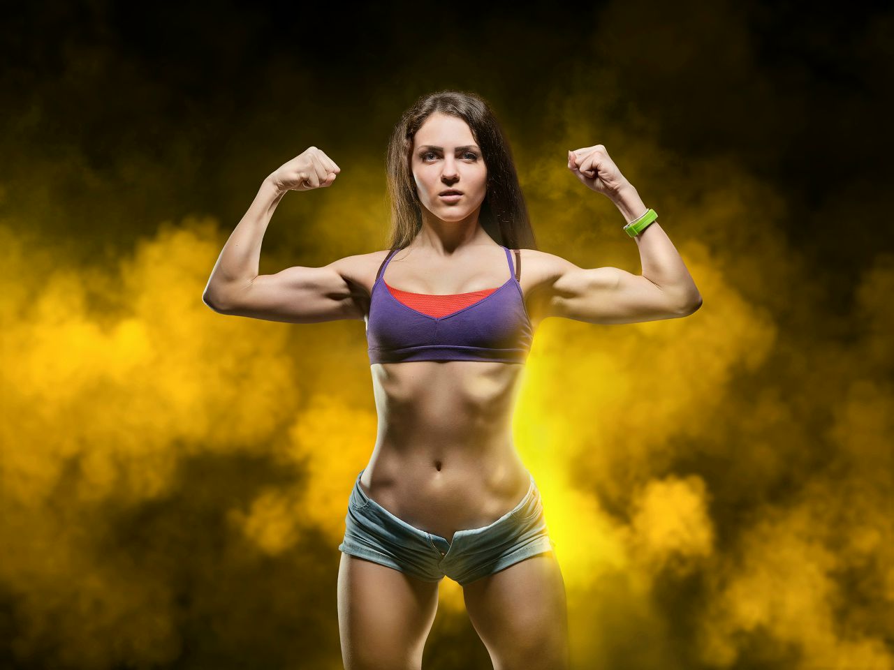 Athletic girls in Belmopan